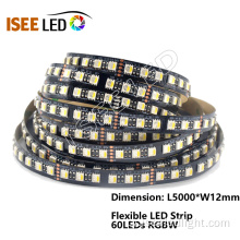 RGBW LED Llain Hyblyg 60 LED y metr